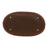 Borsa Celine   in tela "Triomphe" marrone e pelle marrone - Detail D1 thumbnail