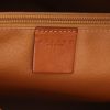 Bolso de mano Celine   en tejido "Triomphe" marrón y cuero marrón - Detail D2 thumbnail