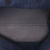 Dior  Toujours shopping bag  in navy blue Oblique denim canvas  and navy blue leather - Detail D3 thumbnail