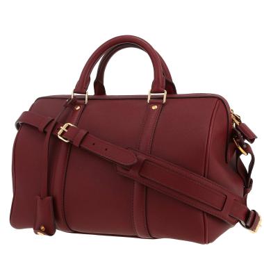 Louis Vuitton  Sofia Coppola handbag  in burgundy grained leather
