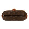 Louis Vuitton  Saumur shoulder bag  in brown monogram canvas  and natural leather - Detail D1 thumbnail