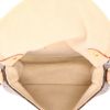 Louis Vuitton  Saumur shoulder bag  in brown monogram canvas  and natural leather - Detail D3 thumbnail