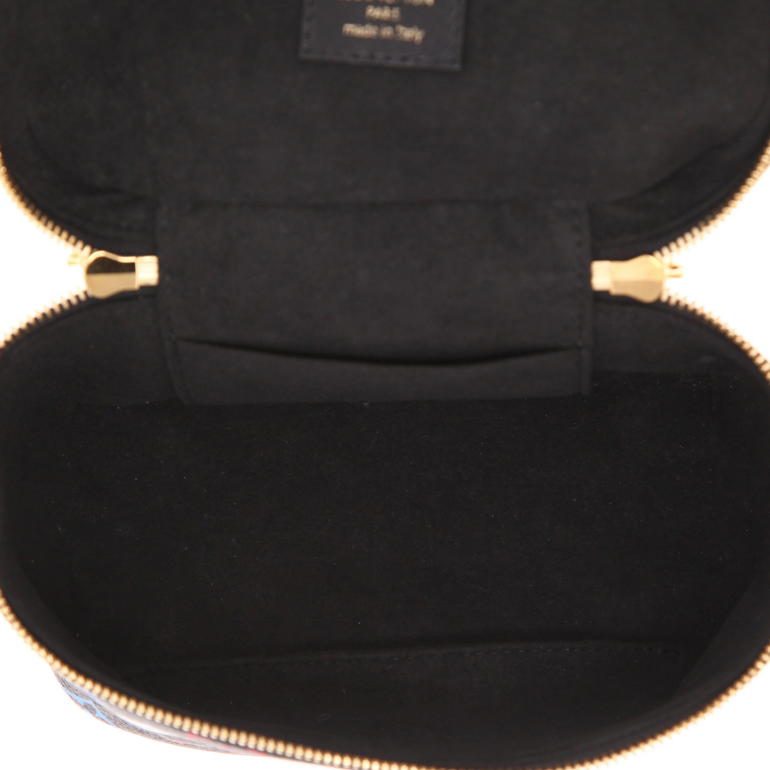 Louis Vuitton  Vanity "Game on" limited edition in multicolor and black monogram canvas  and black leather - Detail D3