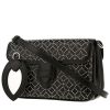 Alaïa   shoulder bag  in black leather - 00pp thumbnail