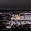 Hermès  Cocarde handbag  in black crocodile - Detail D2 thumbnail