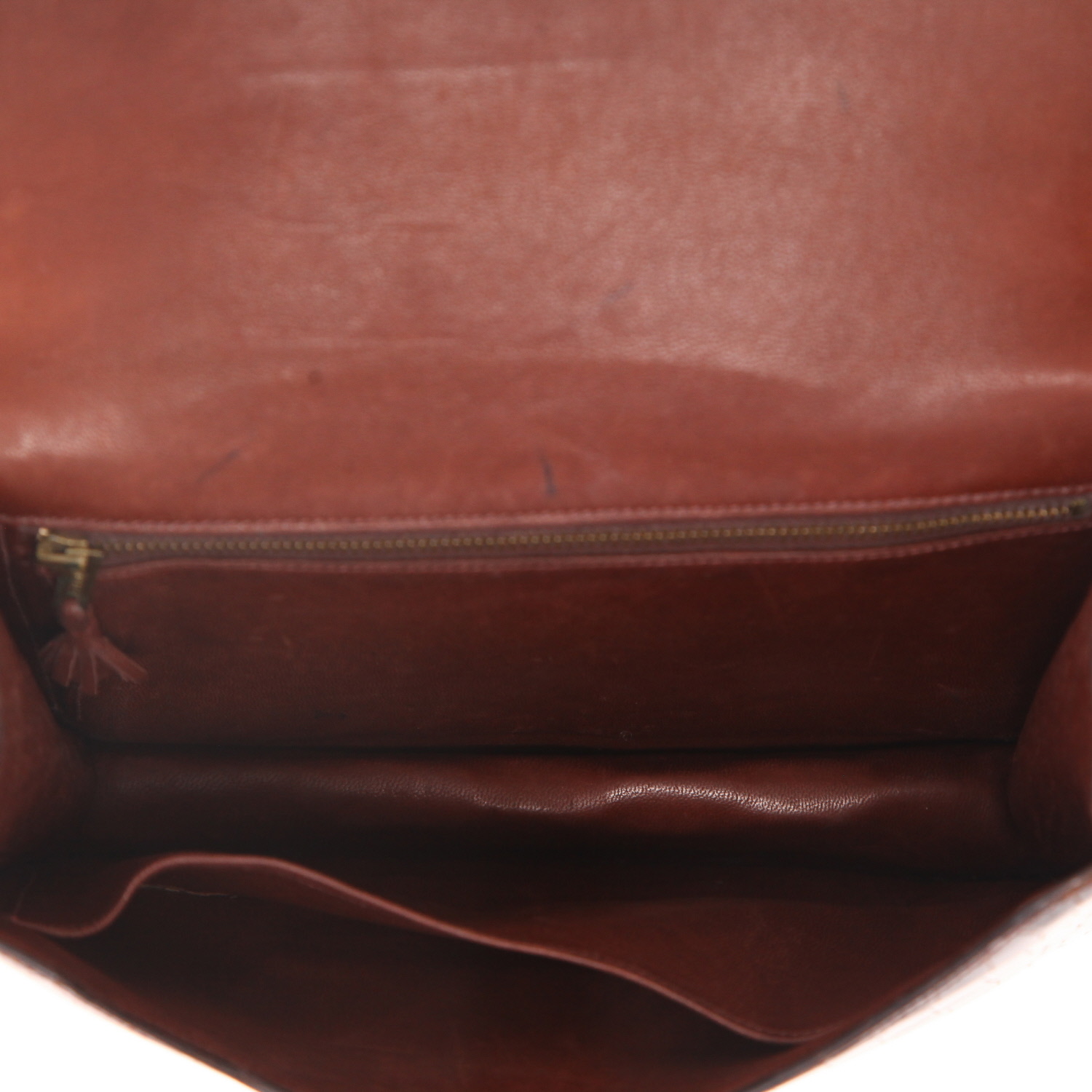 Sac à main Hermès  Constance en crocodile bordeaux - Detail D3