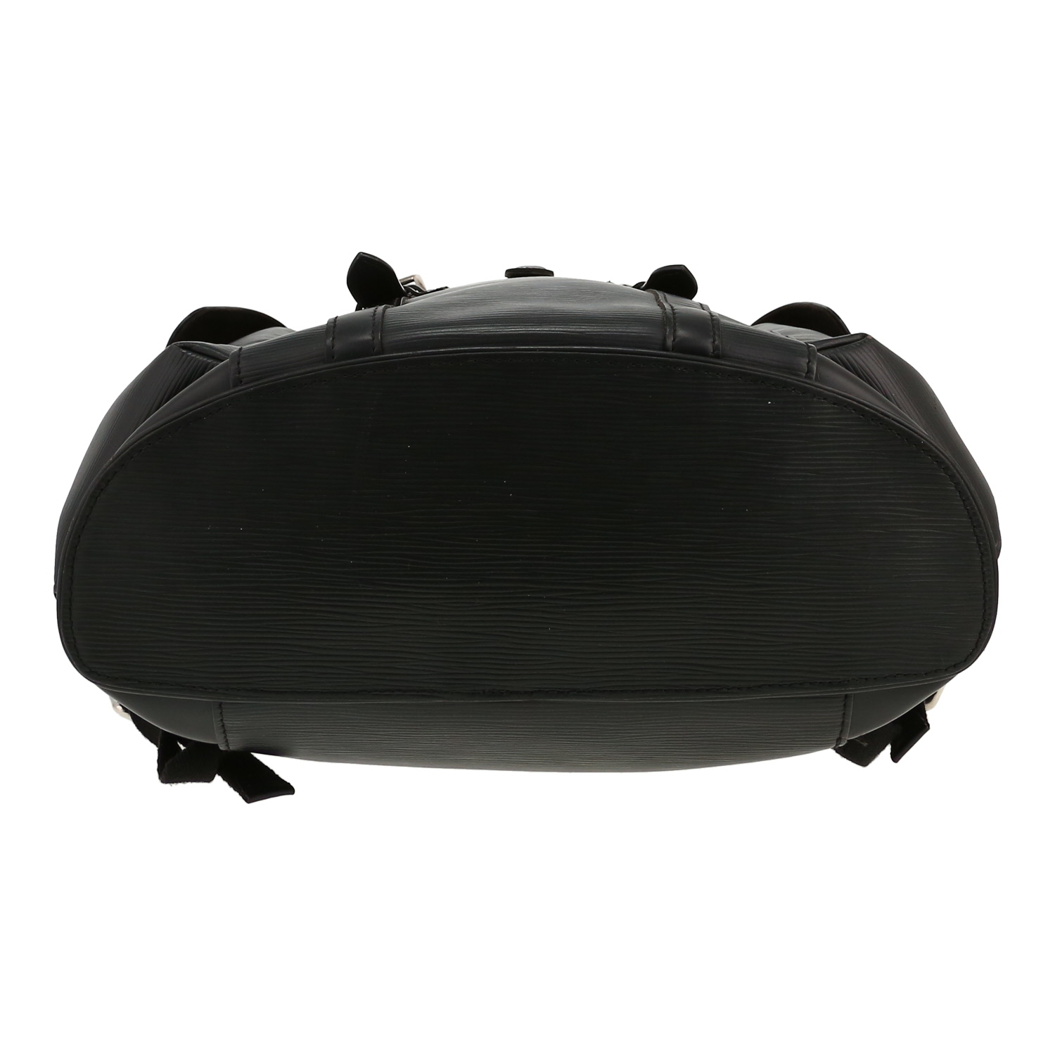 Mochila Louis Vuitton  Christopher en cuero Epi negro - Detail D1