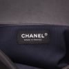 Borsa a tracolla Chanel  Boy in pelle nera e jersey beige - Detail D2 thumbnail