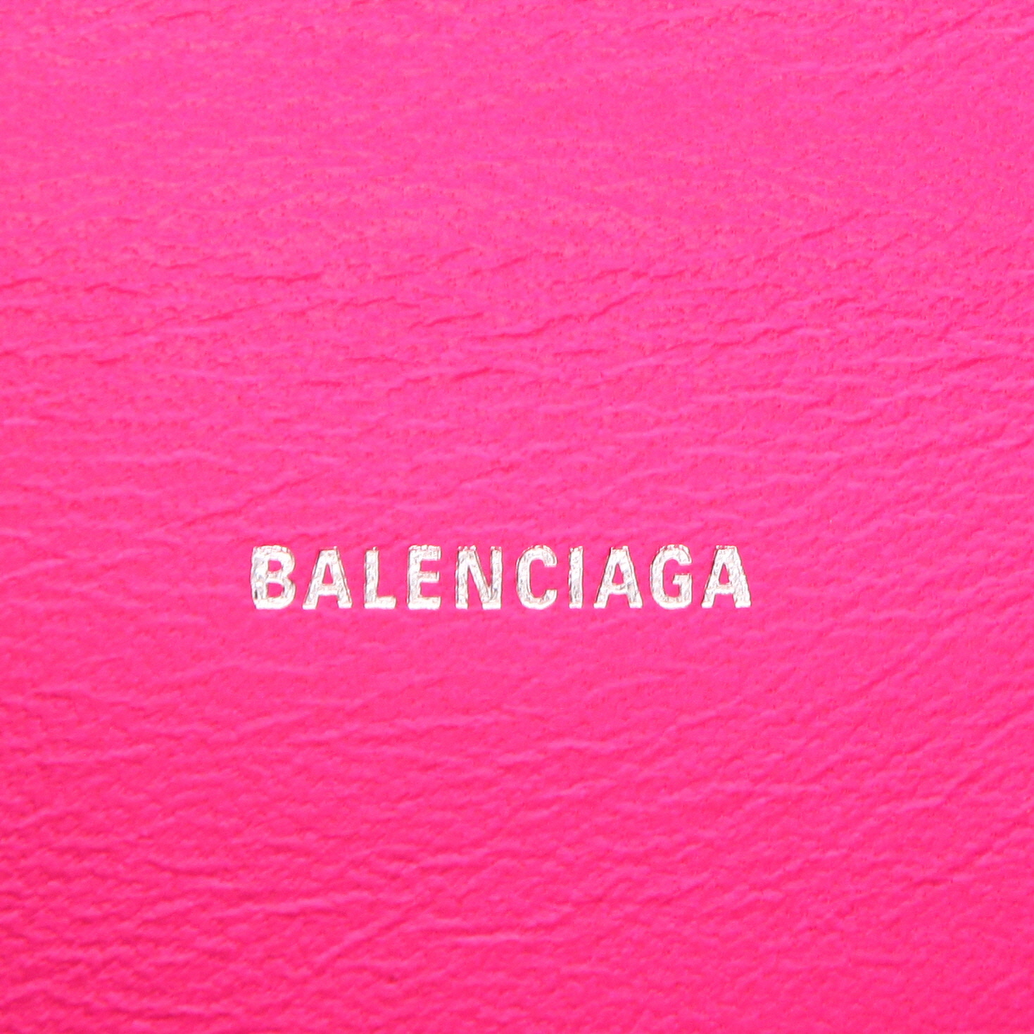 Borsa Balenciaga  Hourglass in pelle rosa - Detail D2