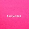 Balenciaga  Hourglass handbag  in pink leather - Detail D2 thumbnail