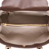 Borsa a tracolla Gucci  Diana in tela siglata beige e pelle marrone - Detail D3 thumbnail