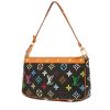 Bolso/bolsito Louis Vuitton  Pochette accessoires en lona Monogram multicolor negra y cuero natural - 00pp thumbnail