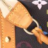 Bolso/bolsito Louis Vuitton  Pochette accessoires en lona Monogram multicolor negra y cuero natural - Detail D2 thumbnail