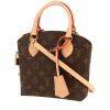 Bolso bandolera Louis Vuitton  Lockit BB en lona Monogram marrón y cuero natural - 00pp thumbnail