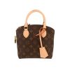 Bolso bandolera Louis Vuitton  Lockit BB en lona Monogram marrón y cuero natural - 360 thumbnail