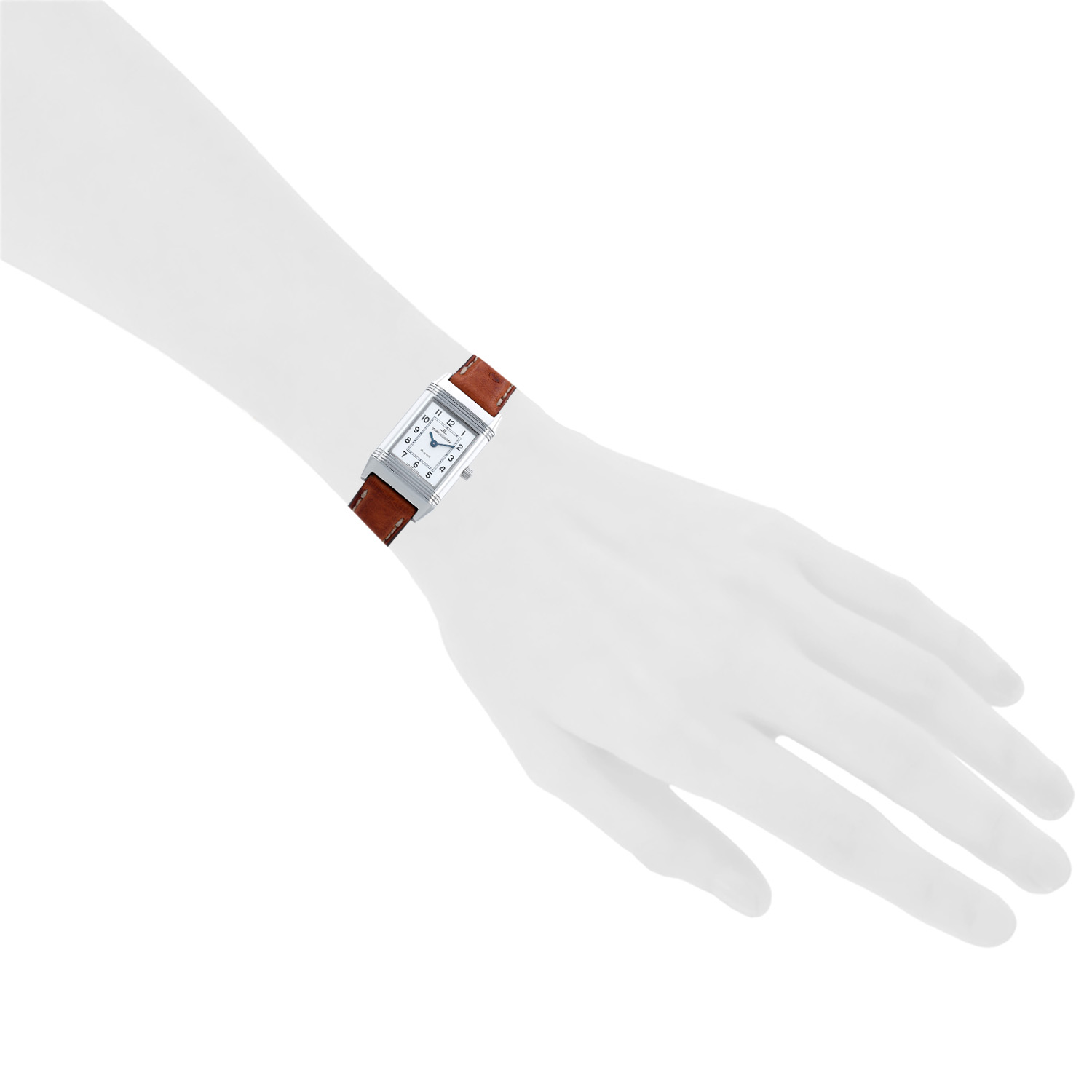 Montre Jaeger-LeCoultre Reverso Lady en acier Ref: Jaeger-LeCoultre - 260.8.86  Vers 2000 - Detail D1