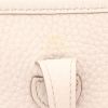 Hermès  Mini Evelyne shoulder bag  in Gris-Béton leather taurillon clémence - Detail D2 thumbnail