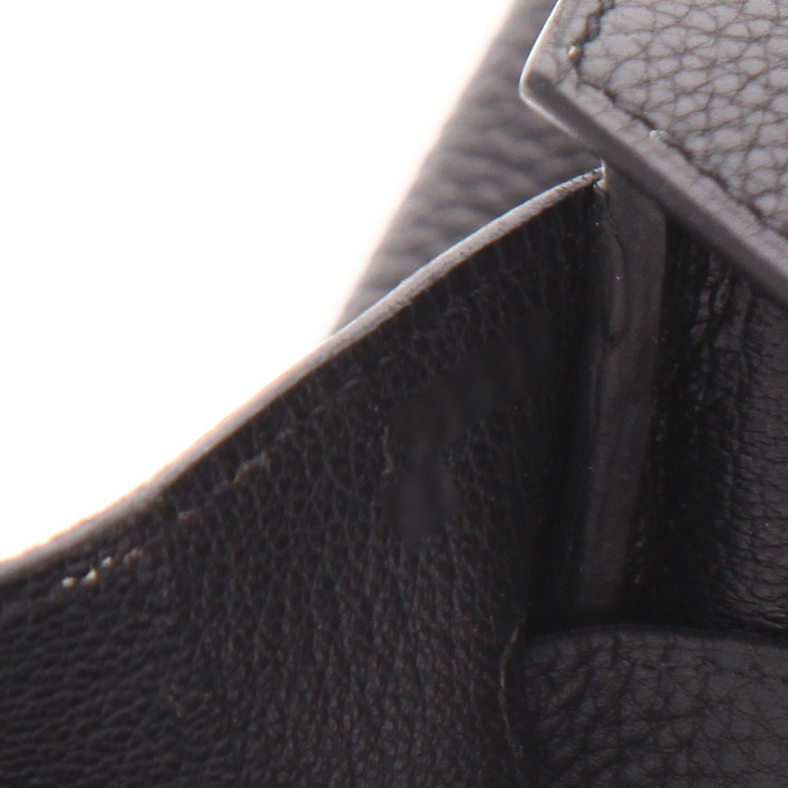 Hermès  Birkin 35 cm handbag  in black togo leather - Detail D4