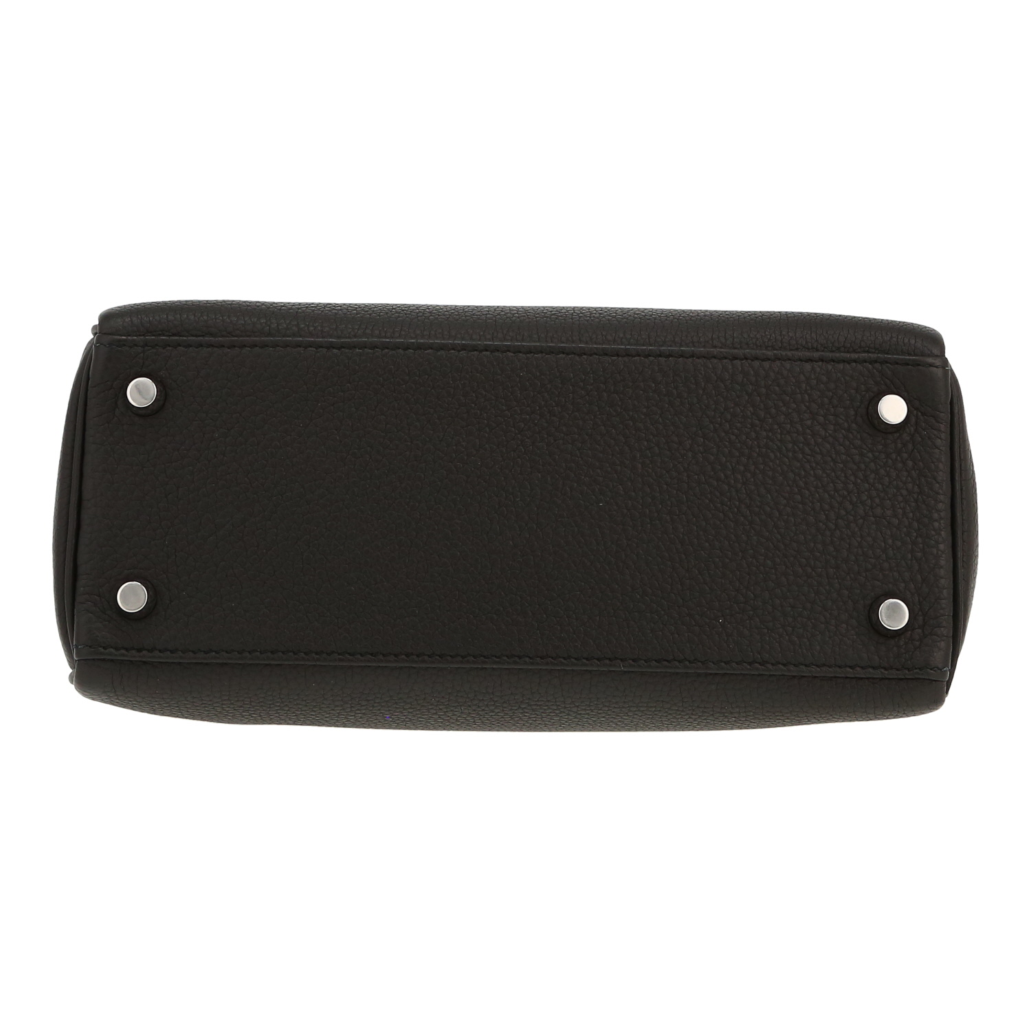 Hermès  Kelly 25 cm handbag  in black togo leather - Detail D1