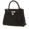 Hermès  Kelly 25 cm handbag  in black togo leather - Detail D6 thumbnail