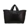 Chanel  Coco Cocoon shopping bag  in black quilted canvas - Detail D4 thumbnail