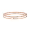 Bracelet ouvrant Bulgari B.Zero1 en or rose et céramique blanc - 00pp thumbnail