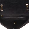 Borsa Chanel  Timeless in tessuto di spugna nero - Detail D3 thumbnail