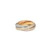 Cartier Trinity small model ring in 3 golds and diamonds, size 52 - 360 thumbnail