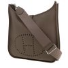 Bolso bandolera Hermès  Evelyne en cuero togo gris estaño - 00pp thumbnail