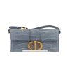 Dior  30 Montaigne pouch  in blue crocodile - 360 thumbnail