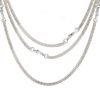 Hermès  long necklace in silver - 00pp thumbnail