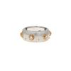 Buccellati Eternelle Macri ring in yellow gold, white gold and diamonds - 360 thumbnail