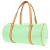 Bolso de mano Louis Vuitton  Bedford en charol Monogram verde y cuero natural - 00pp thumbnail