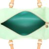 Bolso de mano Louis Vuitton  Bedford en charol Monogram verde y cuero natural - Detail D3 thumbnail