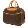 Bolso de mano Louis Vuitton  Trouville en lona Monogram marrón y cuero natural - 00pp thumbnail