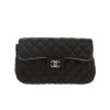 Chanel  Pochette ceinture clutch-belt  in black quilted leather - 360 thumbnail