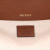 Gucci  1955 Horsebit mini  shoulder bag  in blue monogram denim canvas  and brown leather - Detail D2 thumbnail