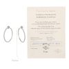 Van Cleef & Arpels Perlée hoop earrings in white gold - Detail D2 thumbnail