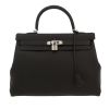 Hermès  Kelly 35 cm handbag  in black togo leather - 360 thumbnail