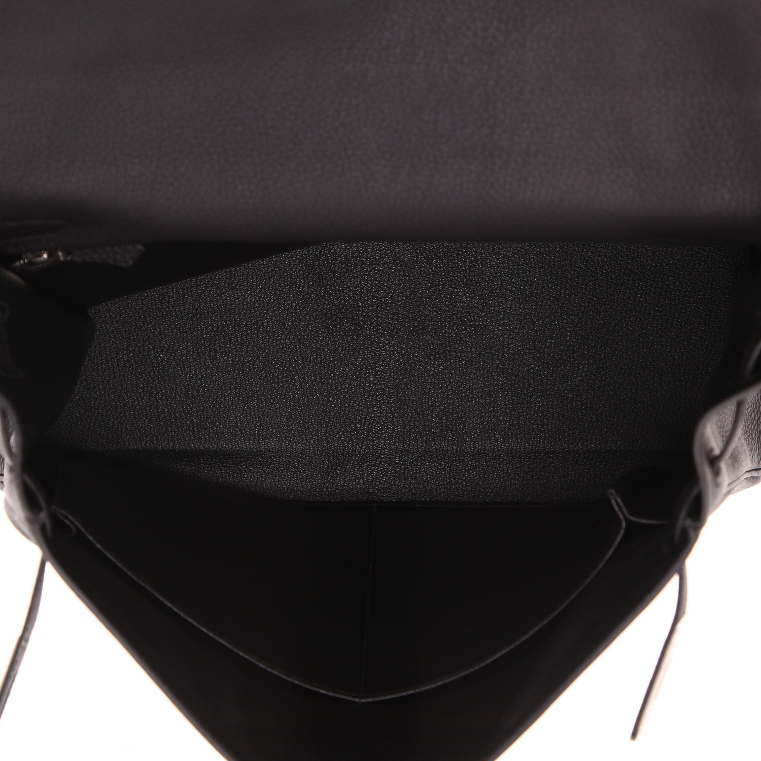 Borsa Hermès  Kelly 35 cm in pelle togo nera - Detail D3