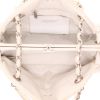 Chanel  Mademoiselle handbag  in white patent quilted leather - Detail D3 thumbnail