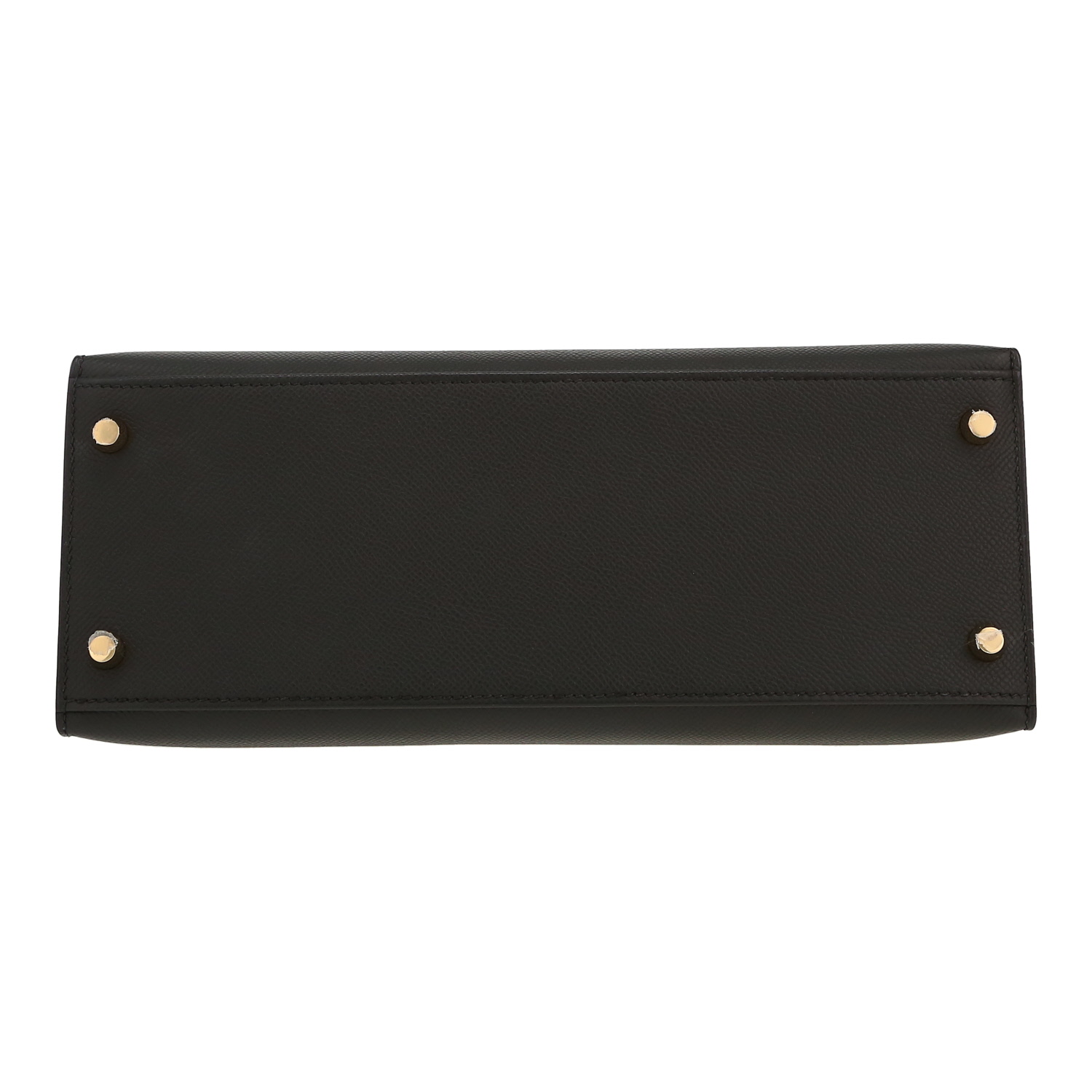Hermès  Kelly 28 cm handbag  in black epsom leather - Detail D1