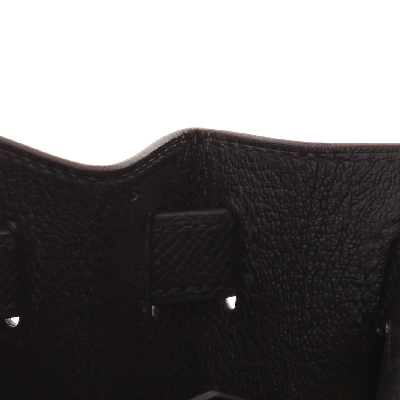 Sac à main Hermès  Kelly 28 cm en cuir epsom noir - Detail D4