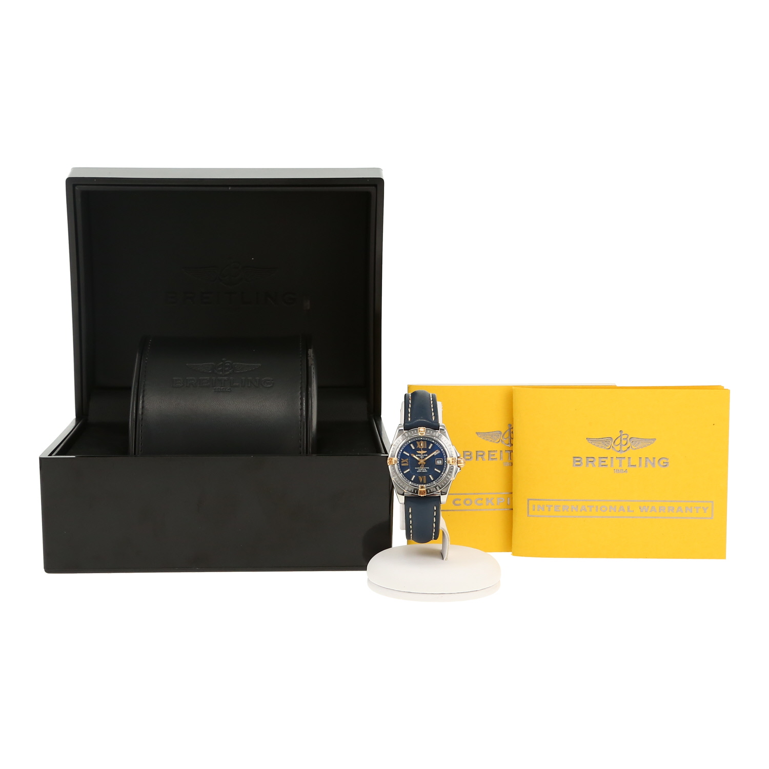 Breitling   in stainless steel and gold plated Ref: B71356 Circa 2010 - Detail D2