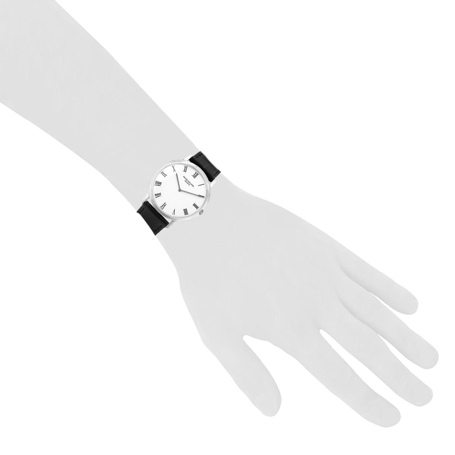 Orologio Patek Philippe Calatrava in oro bianco Circa 1970 - Detail D1