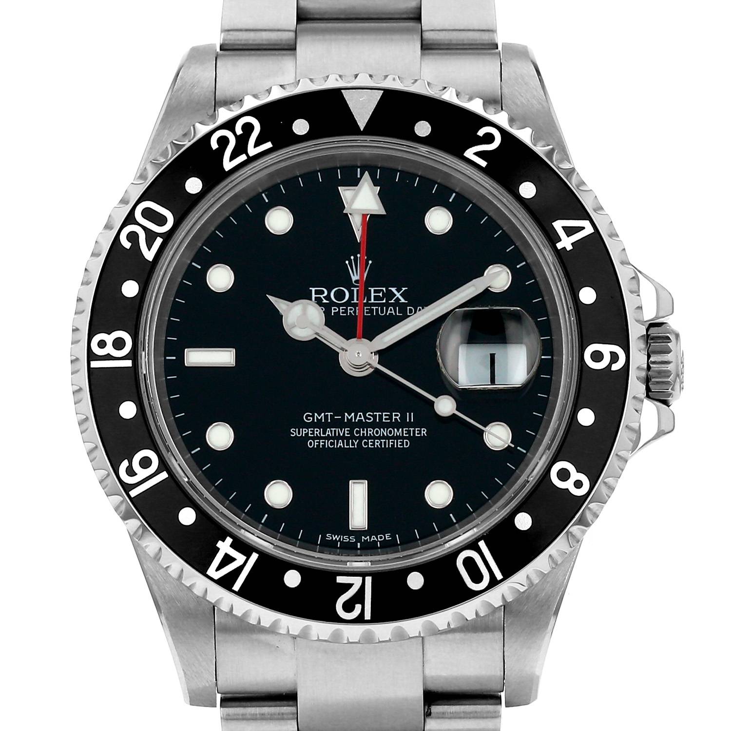 Rolex GMT-Master II in stainless steel Ref: Rolex - 16710T Circa 2006