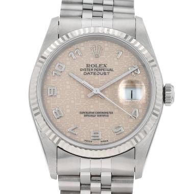 Montre Rolex Datejust en or et acier Ref: Rolex - 16234  Vers 1996