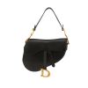 Bolso de mano Dior  Saddle en cuero negro - 360 thumbnail