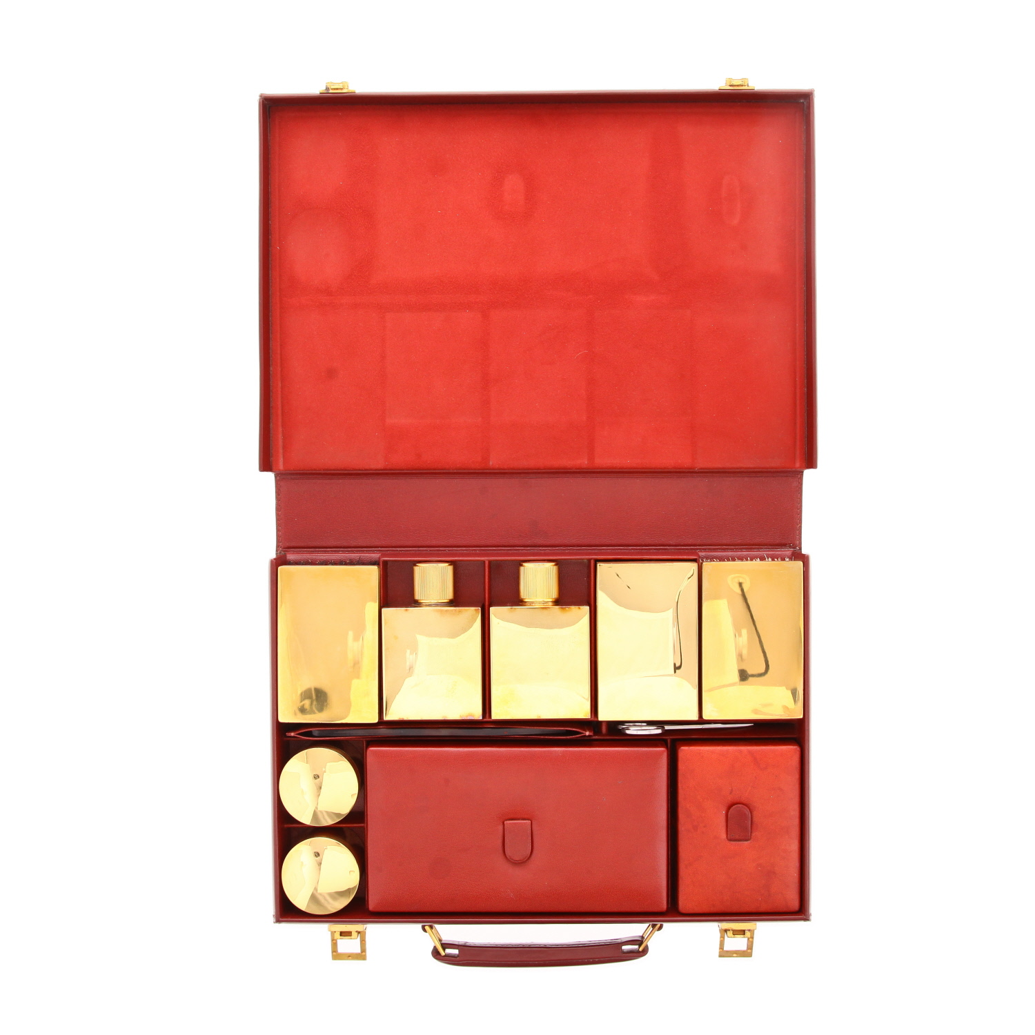 Hermès  Jet briefcase  in red box leather - Detail D3