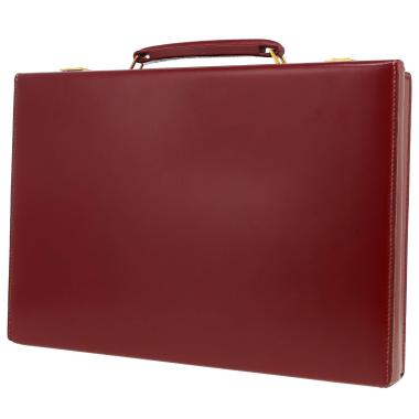 Borsa portadocumenti Hermès  Jet in pelle box rossa